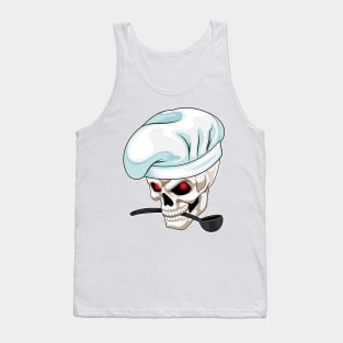 Skull Chef Cooking spoon Tank Top